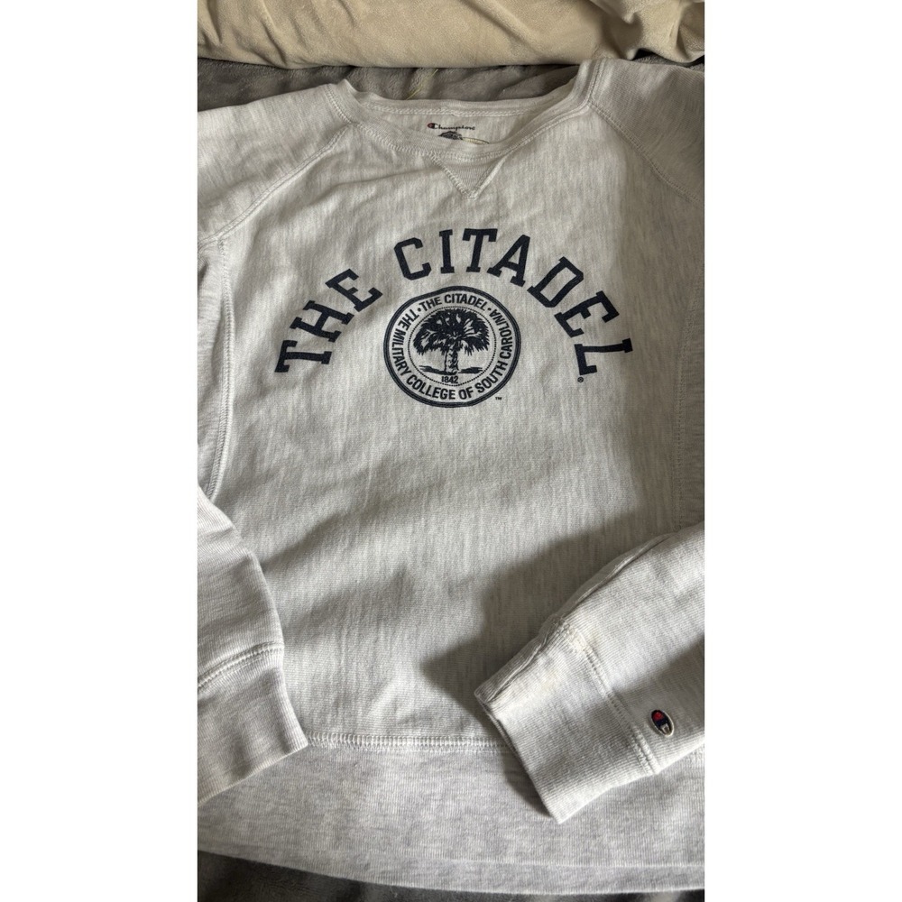 The Citadel Bulldogs Champion Reverse Weave Crewneck Sweatshirt Xs  Vintage